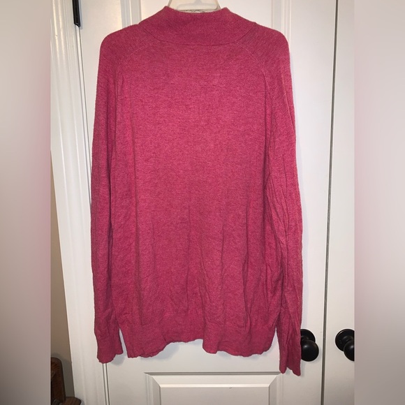 Vineyard Vines Men's coral quarter zip - Picture 3 of 3